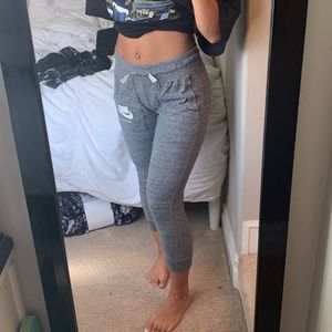 Nike cropped fitted joggers